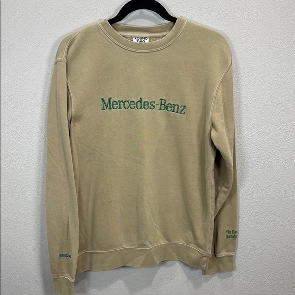 Round Two x Mercedes Benz‎ Tan Crewneck Sweatshirt